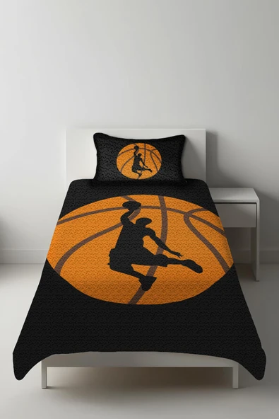 Parlak Kadife Kumaş Tek Kişilik Çocuk Yatak Örtüsü Seti (2 Parça) TKY0014 RENKLİ 180 X 240 ürün görseli