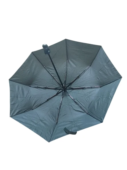Tam Otomatik Yeşil  8 Tel Bayan Şemsiye - Resim 4