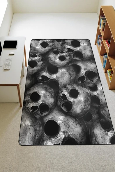 Parlak Kadife Kumaş Dijital Baskı Dot Kaymaz Tabanlı Çocuk ve Genç Odası Halısı H0681 RENKLİ 180 X 280 ürün görseli