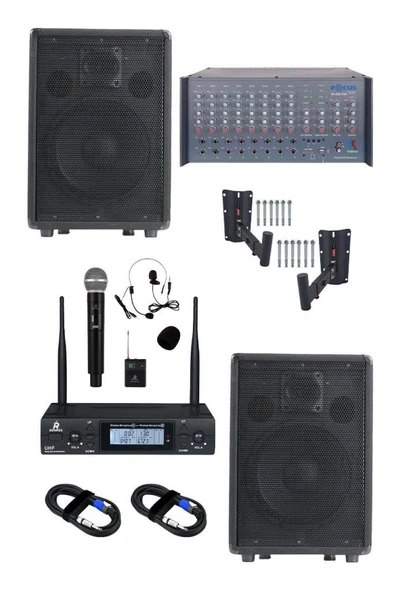 Lastvoice Elit Plus Paket-2 Profesyonel Ses Sistemi Mikser Amfi Hoparlör Mikrofon ürün görseli