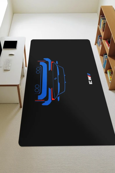 Parlak Kadife Kumaş Dijital Baskı Dot Kaymaz Tabanlı Çocuk ve Genç Odası Halısı H0671 RENKLİ 140 X 200 ürün görseli