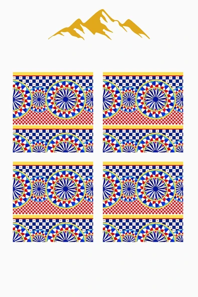 Dijital Baskılı Yumuşak Dokulu 4’lü Kırlent Kılıfı Takımı (43x43 cm) KRL0061 RENKLİ 43 X 43 - Resim 3