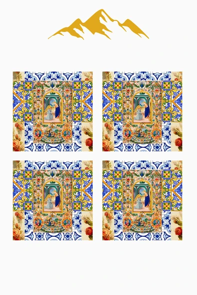 Dijital Baskılı Yumuşak Dokulu 4’lü Kırlent Kılıfı Takımı (43x43 cm) KRL0062 RENKLİ 43 X 43 - Resim 3