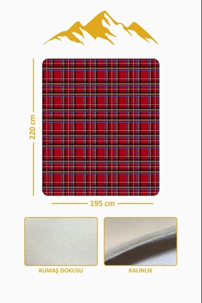 Soft Touch Çift Kişilik Yumuşak Dokulu Modern Konfor Serisi Battaniye YBT0004 RENKLİ 195 X 220 - Resim 3