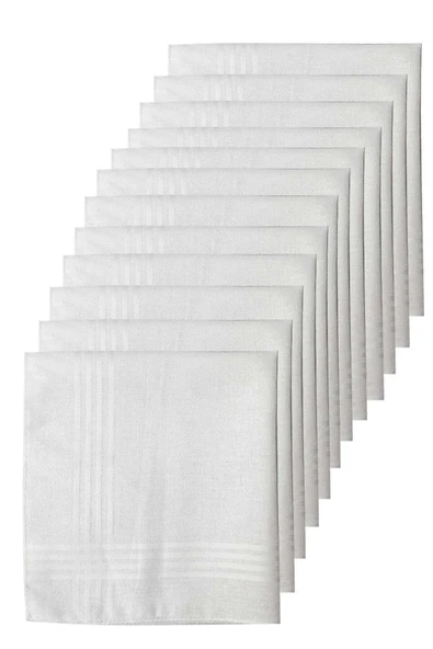 12li Paket Klasik Cep Hediyelik Bayram Mendili %100 Pamuklu 30x30 Cm ürün görseli