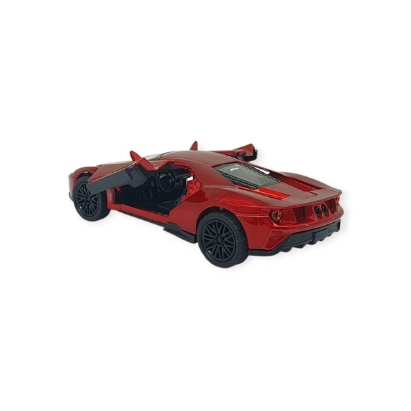 Çek Bırak Metal Arabalar 13 cm - SR2211- Kırmızı - Resim 3