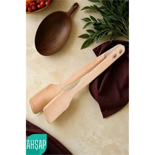 Ahşap Maşa Ahşap Doğal Gürgen Ağacı ürün görseli 1