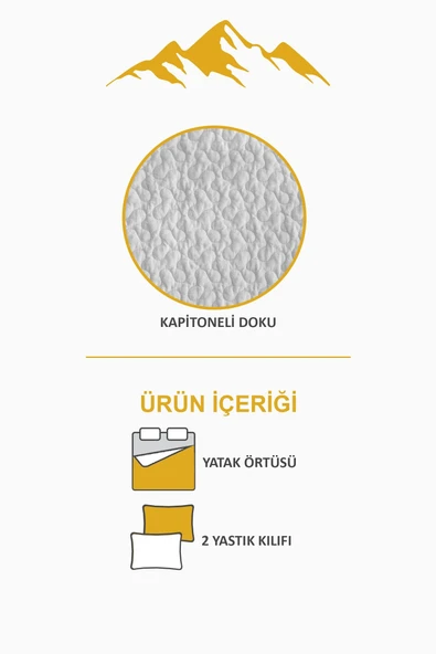 Parlak Kadife Kumaş Kapitoneli Çift Kişilik Yatak Örtüsü Seti (3 Parça) CKY0006 RENKLİ 240 X 260 - Resim 4