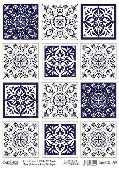 Cadence Pirinç Dekopaj Kağıdı Model - 726 ürün görseli