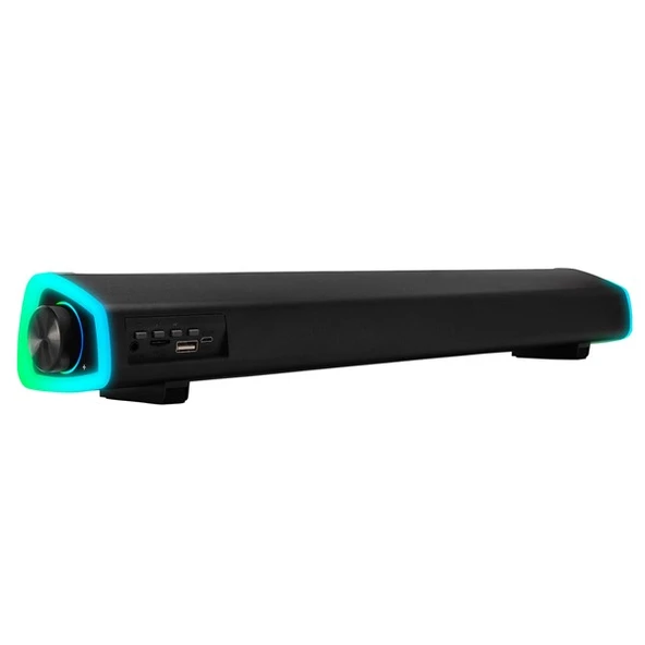<![CDATA[Mikado MD-SBT26 Siyah 3W*2 1200mAh Bluetooth,FM,TF Card Led Işıklı Soundbar Speaker]]> - 5