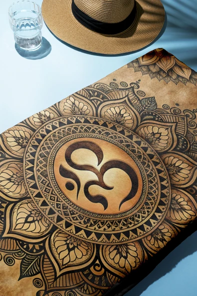 Dijital Baskı Plaj Deniz Havlusu Modern Desenli Peştamal (80X160 cm) HVL0063 RENKLİ 80 X 160 - Resim 3