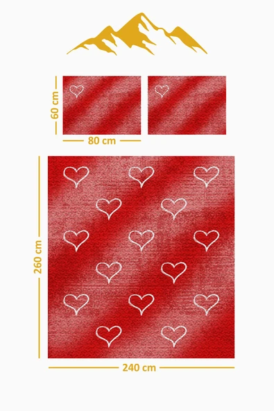 Parlak Kadife Kumaş Kapitoneli Çift Kişilik Yatak Örtüsü Seti (3 Parça) CKY0020 RENKLİ 240 X 260 - Resim 3