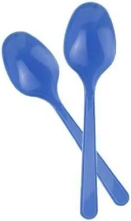May Plastik Renkli Kaşık Mavi 25 Li ürün görseli