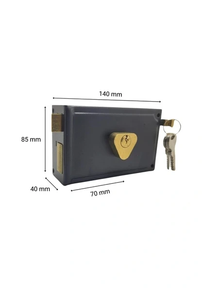 KALE TRAJLI DEMİR KAPI KİLİDİ ESKİ TİP 157AE ECO ürün görseli 1