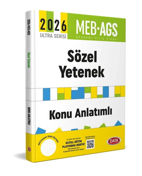 2026 MEB AGS Sözel Yetenek Türkçe Konu Anlatımlı Data Yayınları ürün görseli 1