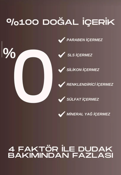 Elvons Lip Balm - Dudak Kremi - Vazelin, Kakao & Shea Yağı - Onarıcı & Nemlendirici Krem 25ml - 4