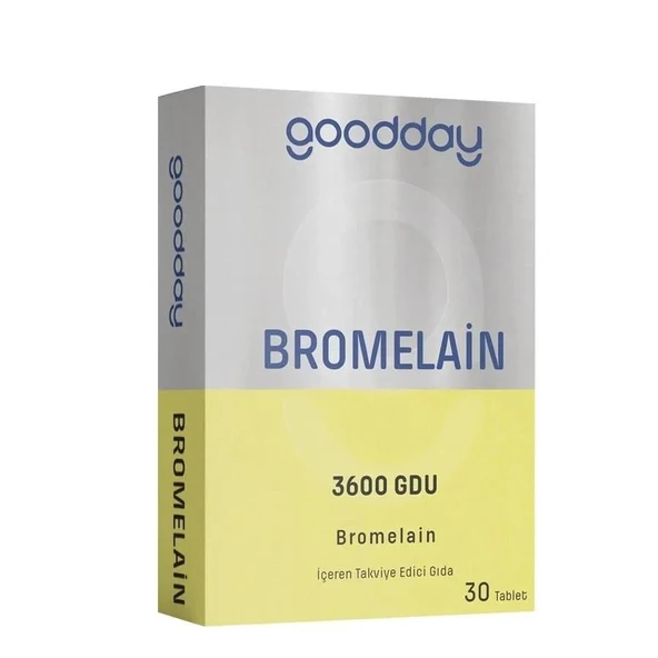 Goodday Bromelain 30 Tablet ürün görseli 1