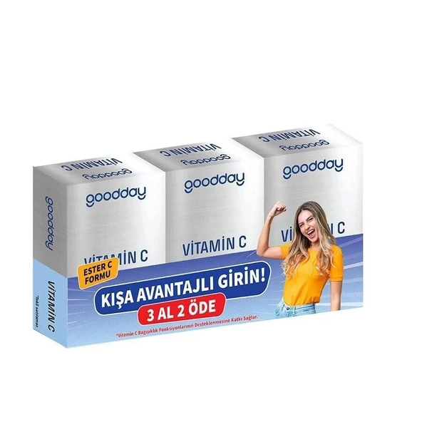 Goodday  Ester C 30 Tablet 3lü Paket ürün görseli 1