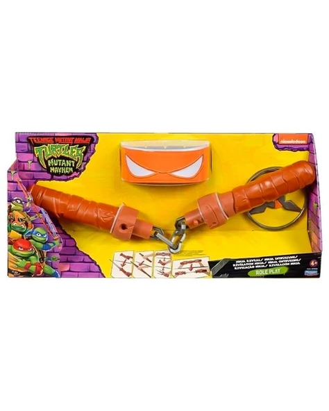 Teenage Mutant Ninja Turtles Michelangelo Turuncu Maske ve Aksesuar Seti TU806001 ürün görseli