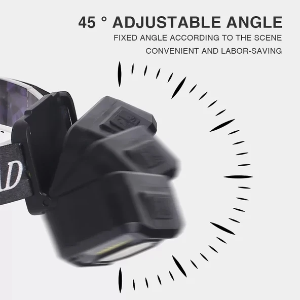 Ps-024 Pratik Sensörlü Sinyalli Şarjlı Kafa Lambası - Resim 2