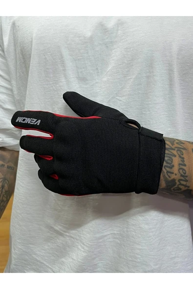 VNP-650 YAZLIK SİYAH-KIRMIZI ELDİVEN