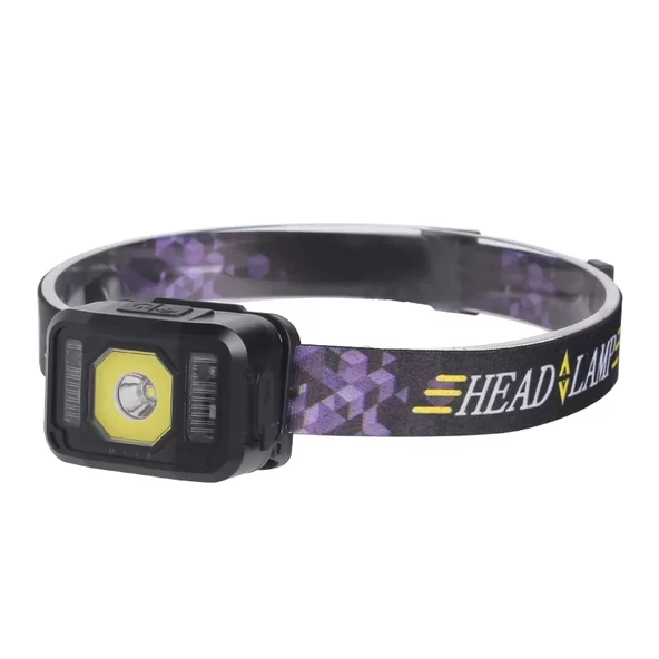 Ps-024 Pratik Sensörlü Sinyalli Şarjlı Kafa Lambası ürün görseli 1