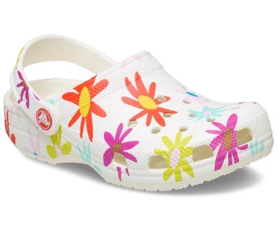 Crocs 211580-0WV Classic Crafted Daisy Clog K Çocuk Sandalet - Resim 5