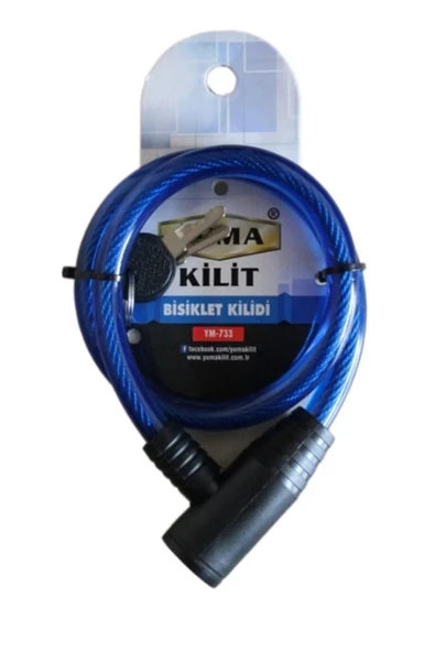 Yuma Ym-733 Mavi 65 Cm Bisiklet Kilidi - Resim 2