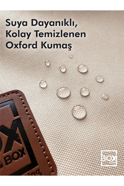 Box&Box Alüminyum Katlanabilir Kamp Sandalyesi, Piknik Sandalyesi, Taşıma Çantalı, Kumaş, Krem - Resim 6