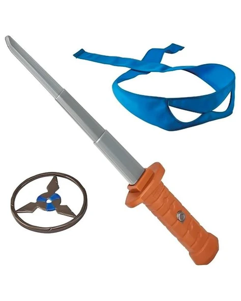 Teenage Mutant Ninja Turtles Leonardo Mavi Maske ve Aksesuar Seti TU806001 - Resim 2