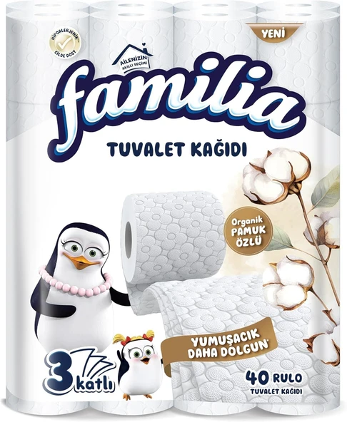 FAMİLİA 40 LI PLUS TUVALET KAĞIDI ürün görseli