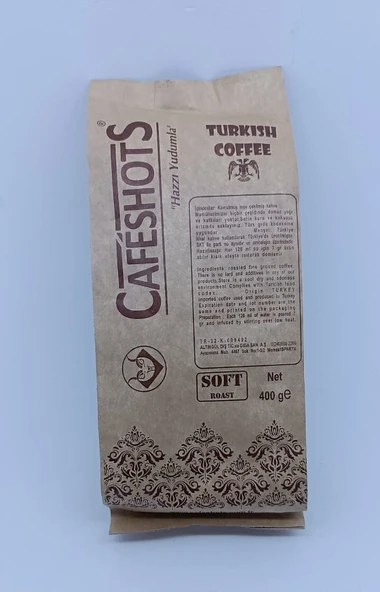 Cafeshots Türk Kahvesi Açık Kavrum Soft 400 G - Resim 2