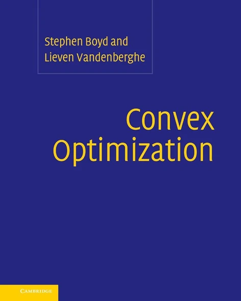 Convex Optimization - Stephen Boyd, Lieven Vandenberghe ürün görseli 1