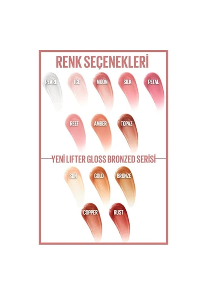 Maybelline New York Lifter Gloss Nemlendirici Dudak Parlatıcısı- 009 Topaz - Resim 5