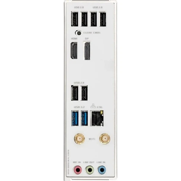 <![CDATA[MAXSUN TERMINATÖR B760M D4 ICE DDR4 HDMI-DP PCIE 4.0 1700P MATX BEYAZ]]> - 5