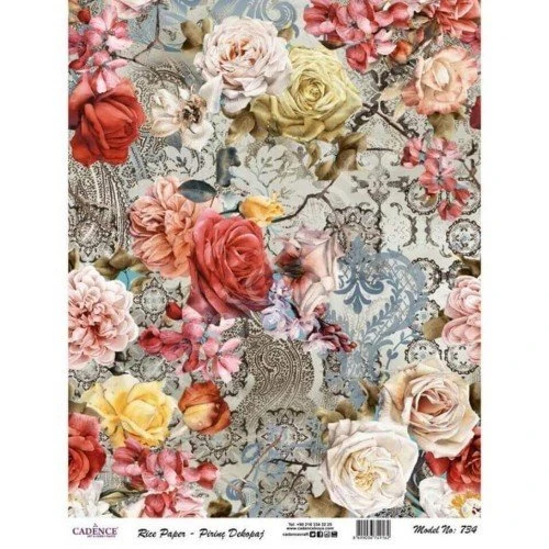 Cadence Pirinç Dekopaj Kağıdı Model - 734 ürün görseli