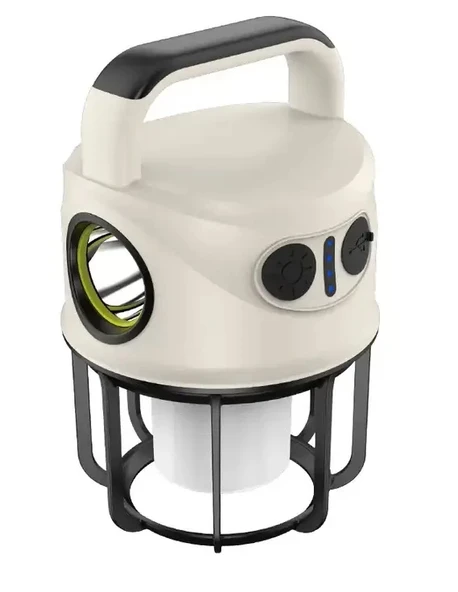 Ps-22025 Çift Işıklı Type-c Powerbank Özellikli Taşınabilir Şarj Edilebilir Kamp Lambası ürün görseli 1