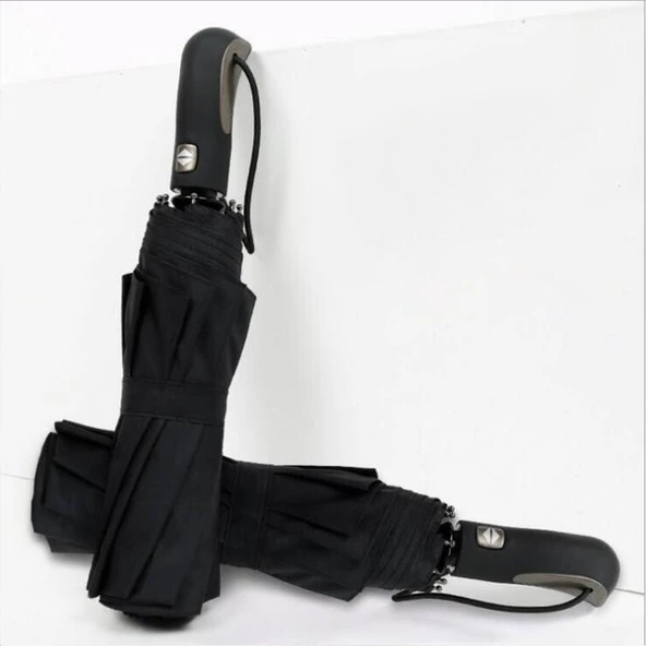 Tam Otmatik 10 Tel Lüx Erkek Şemsiye - Resim 2