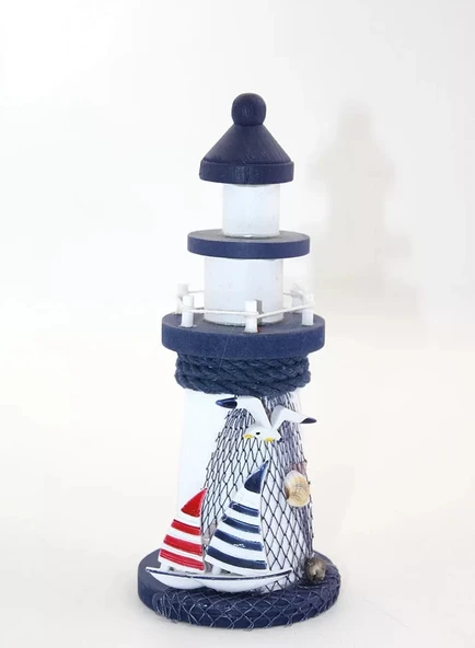 Ahşap Marin Deniz Feneri  Alk2438 ürün görseli 1