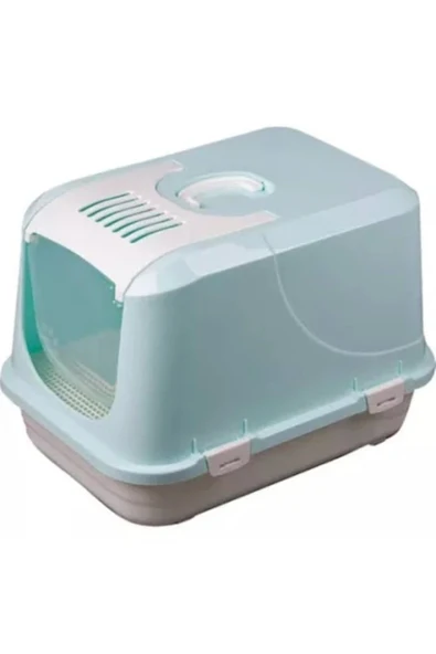 TİSERT Tisert BÜYÜK LÜX KAPALI KEDİ TUVALETİ 65X50X45CM - 2