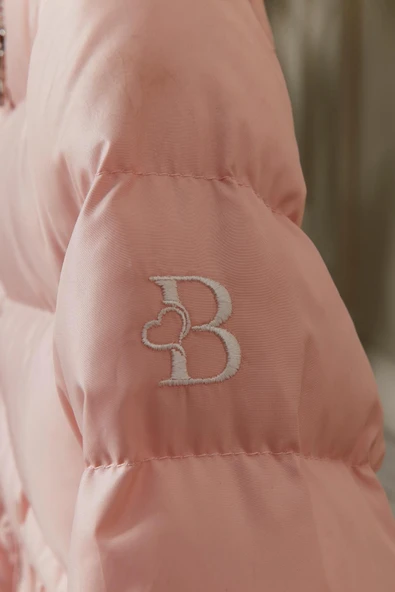 Kız Bebek Kapüşonlu Kışlık Mont 51333 - Resim 6