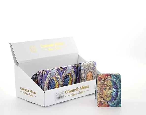 Taşlı İstanbul Tasarımı El Aynası İnce Alk2495 ürün görseli 1