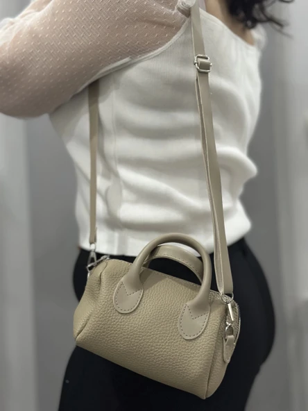 BİÇOMİ Vizon cilt bugo çanta - Resim 5