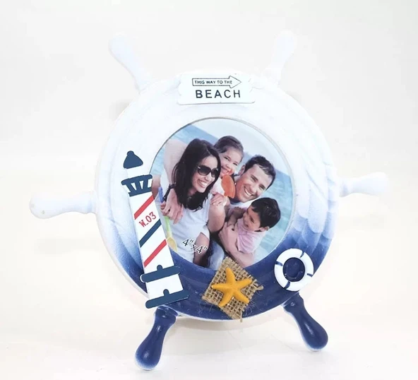 Ahşap Marin Dümenli Çerceve Alk2470 ürün görseli 1