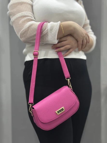 BİÇOMİ Pembe cilt jessi çanta ürün görseli