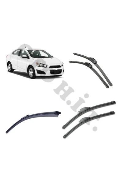OTO H.İ.T. CHEVROLET AVEO SİLECEK TAKIMI SEDAN 2011-2013 ÖN CAM SİLECEĞİ ürün görseli
