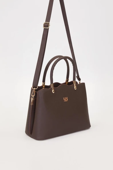 Levidor Kahve Kadın El ve Omuz Çantası 930065 - Resim 2