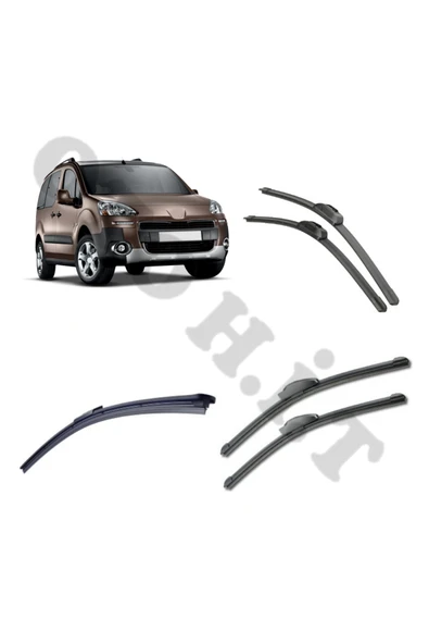 OTO H.İ.T. CİTROEN BERLİNGO SİLECEK TAKIMI 2008-2018 ÖN CAM SİLECEĞİ ürün görseli