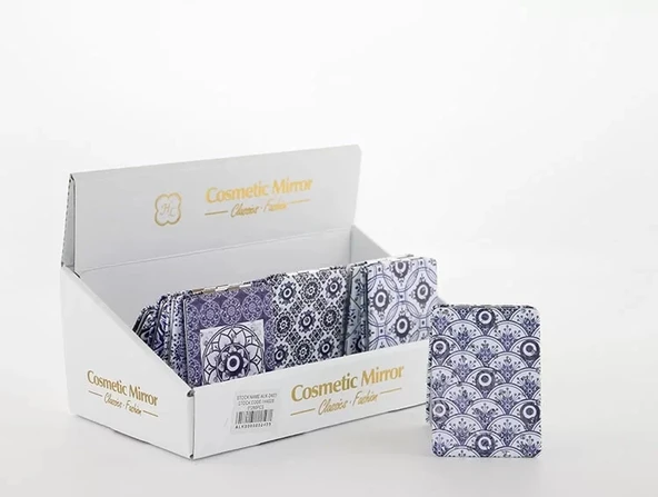 Taşlı Nazar Boncuklu El Aynası İnce Alk2499 ürün görseli 1