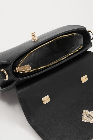 Levidor Siyah Kadın El ve Omuz Çantası 930179 - Resim 4